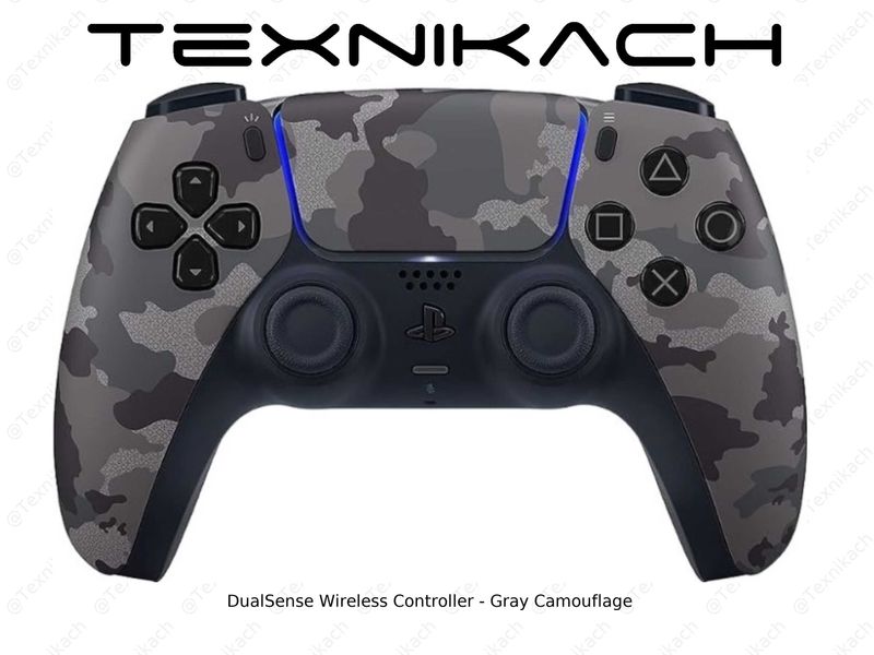 Новый • DualSense Wireless Controller - Gray Camouflage • Доставка Новый • DualSense Wireless Controller - Gray Camouflage • Доставка