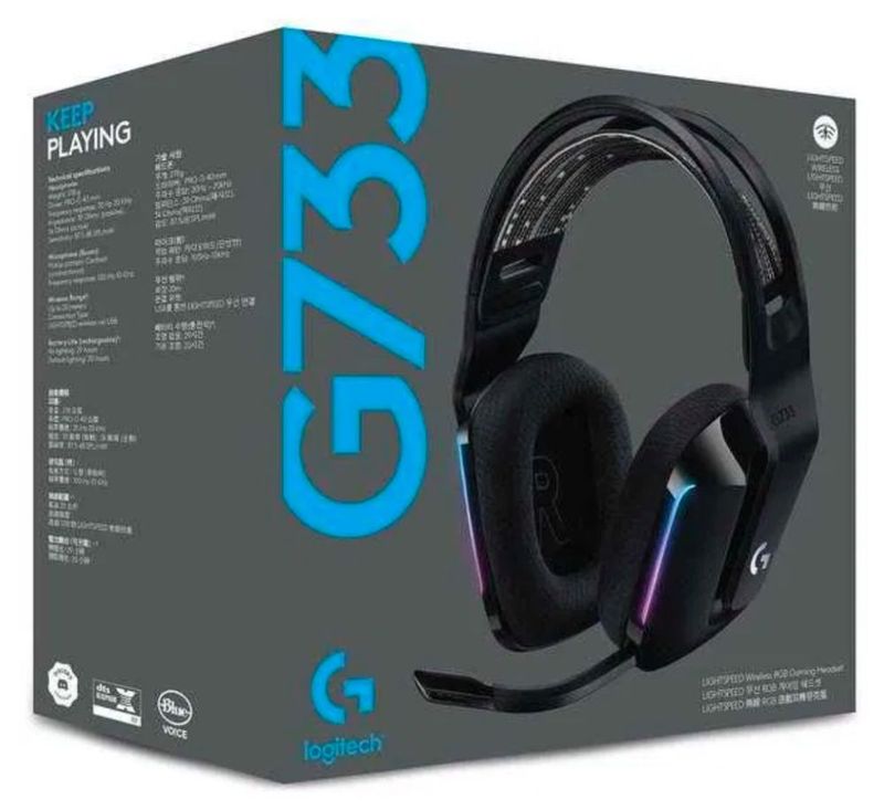 Наушники Logitech g733
