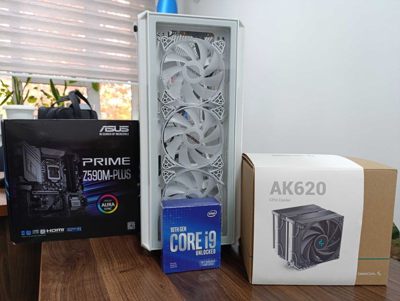 ASUS and core i9 80% yigʻilgan shaxsiy komp arzon narhda!