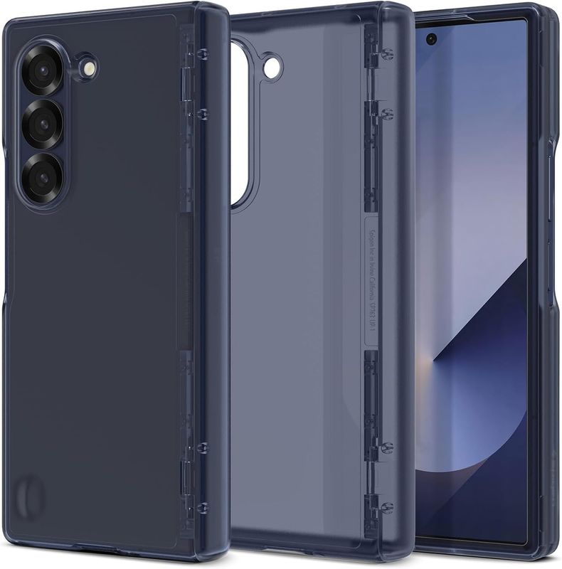 Samsung galaxy z fold 6 case - spigen blue/black/zero one Samsung galaxy z fold 6 case - spigen blue/black/zero one