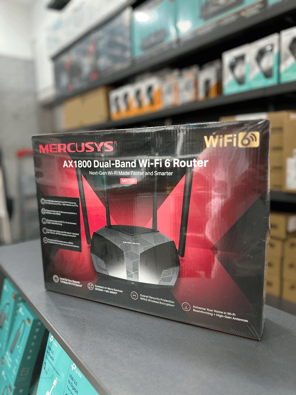 Гигабитный WiFi 6 роутер Mercusys MR70X