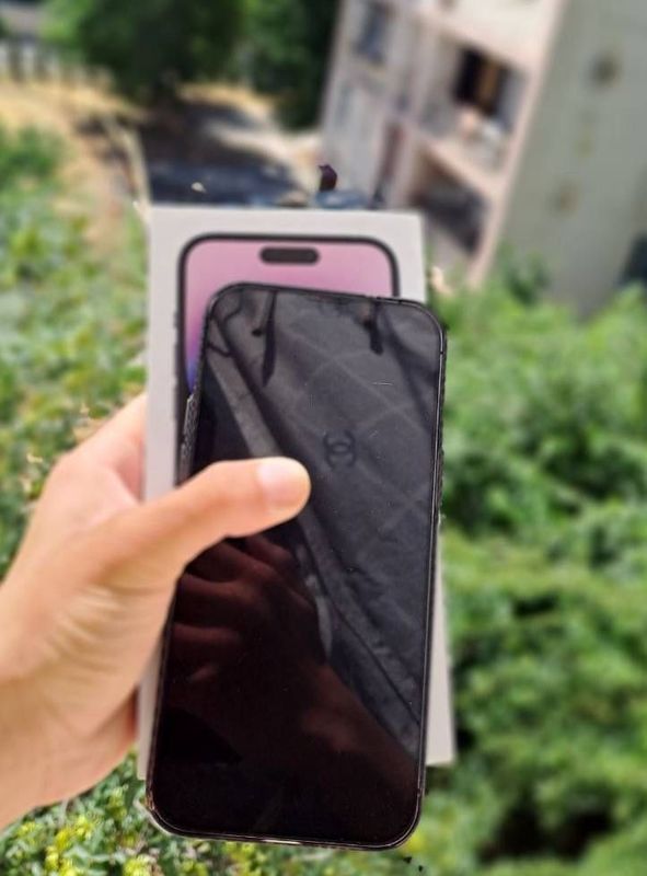 Iphone 14 pro max 256 tali 88 emkost karobka dakument Iphone 14 pro max 256 tali 88 emkost karobka dakument