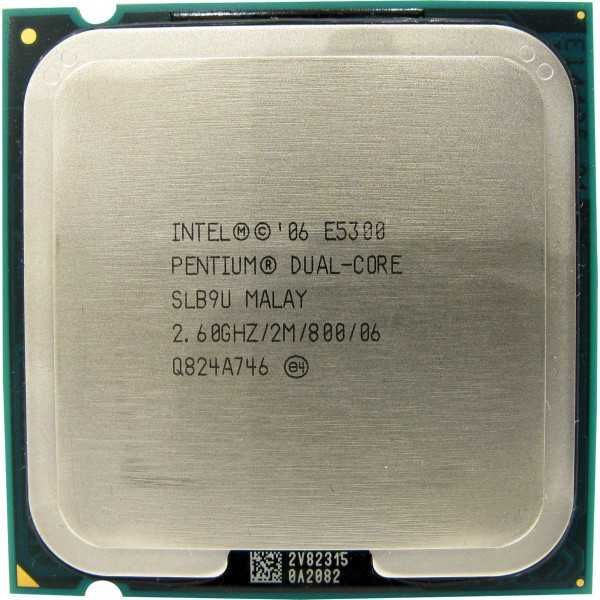 Процессор Intel pentium dual core e5300