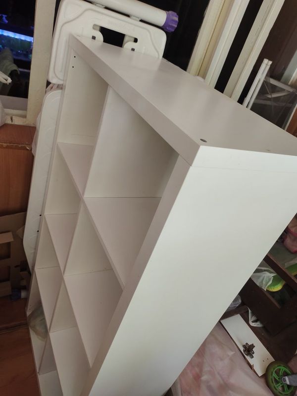 Стиллаж из Ikea белый