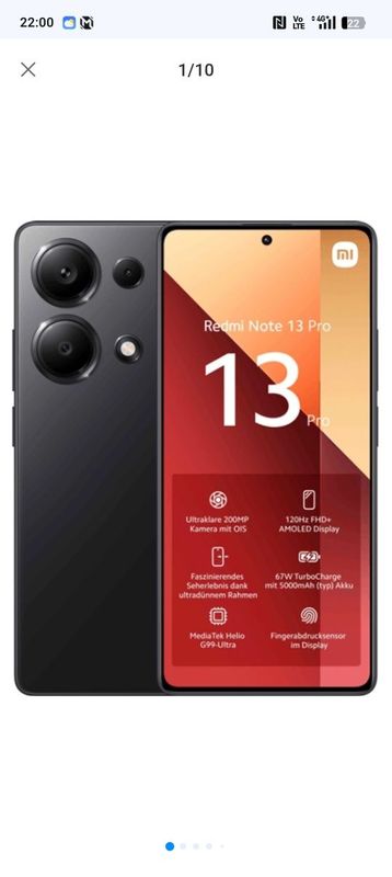 Redmi not 13 pro 8/256 gb Redmi not 13 pro 8/256 gb