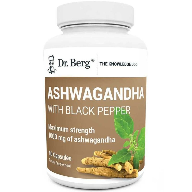 Dr Berg Ashwagandha Black Pepper Dr Berg Ашваганда с биоперином