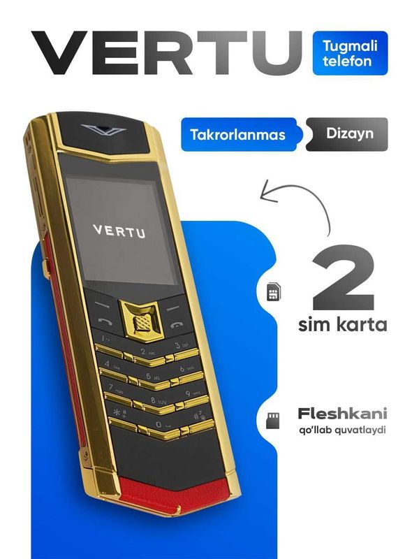 Vertu V10 tugmachali telefon