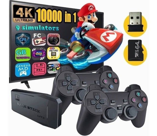 O'yin konsoli Gamepad 2 Simsiz Joystick 64gb joʻstik