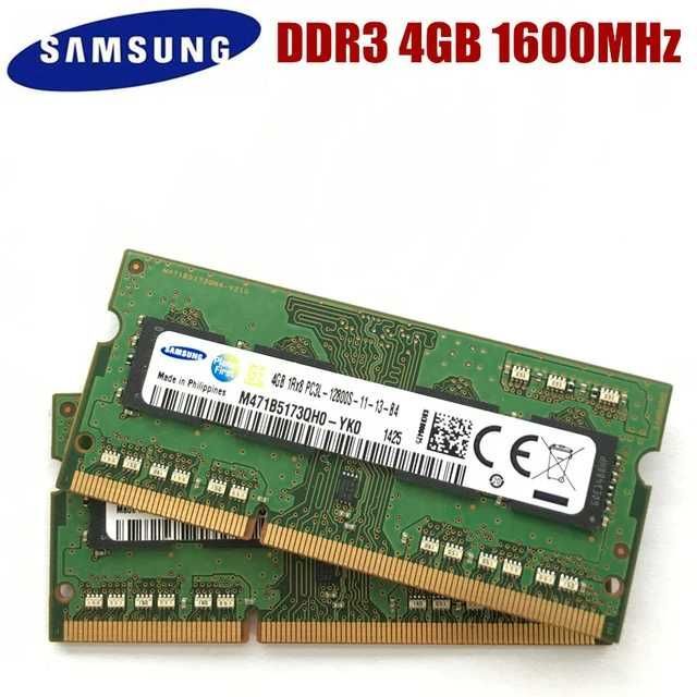 DDR3 - 4gb - 1600mhz / laptop(notebook) / 2x в наличии