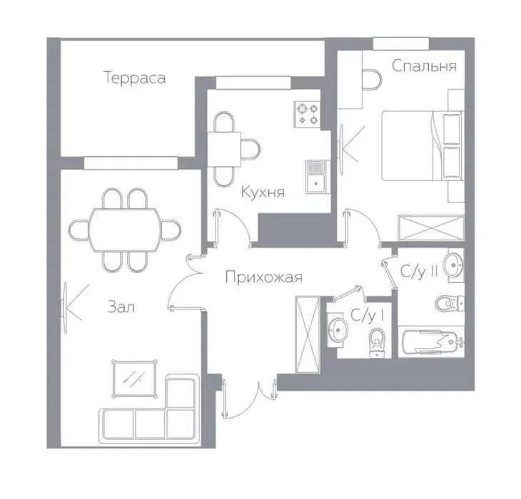 Продаётся 2-комнатная квартира в ЖК Infinity (блок Aqua), 4 этаж Продаётся 2-комнатная квартира в ЖК Infinity (блок Aqua), 4 этаж