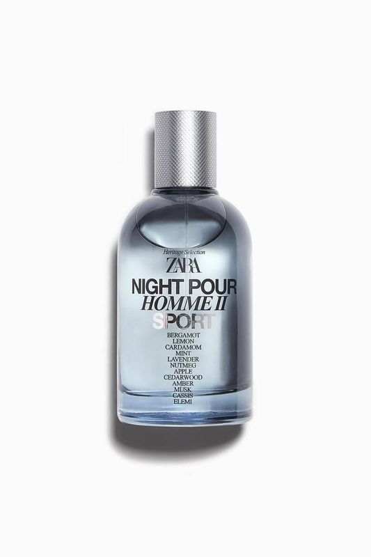 Парфюмированная вода для мужчин Zara night pour homme II sport 100 ml.