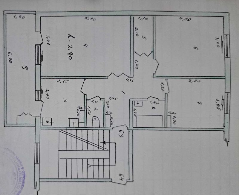 Продается своя 3-комнатная квартира с отличной планировкой.