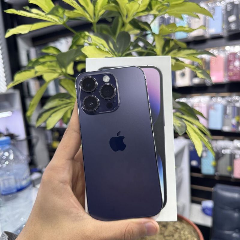 iPhone 14pro Purple 128gb Sim 82% Radnoy karobka dakument !