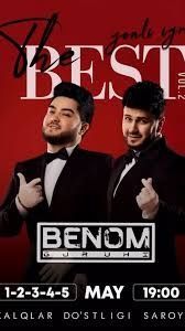 Benom guruhi Konsert bilet Benom guruhi Konsert bilet