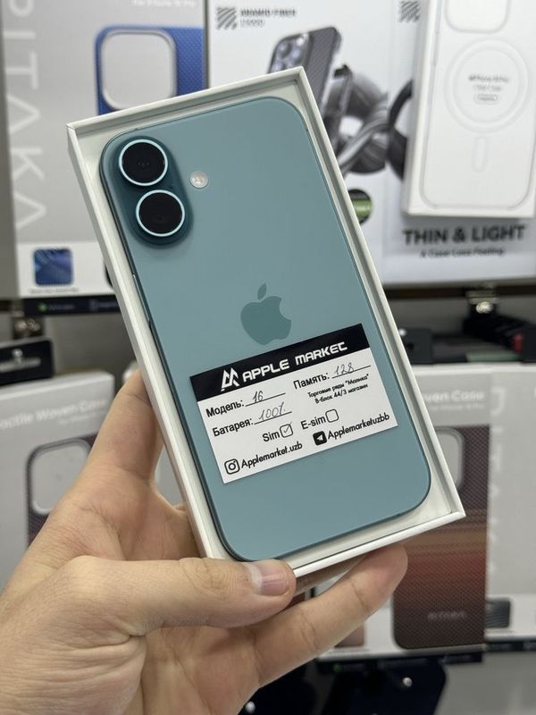 Iphone 16 128gb teal 10ta sikl