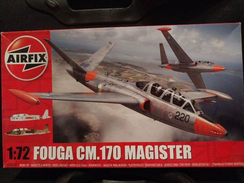 Сборная модель самолёта FOUGA CM.170 MAGISTER, масштаб 1:72 Сборная модель самолёта FOUGA CM.170 MAGISTER, масштаб 1:72