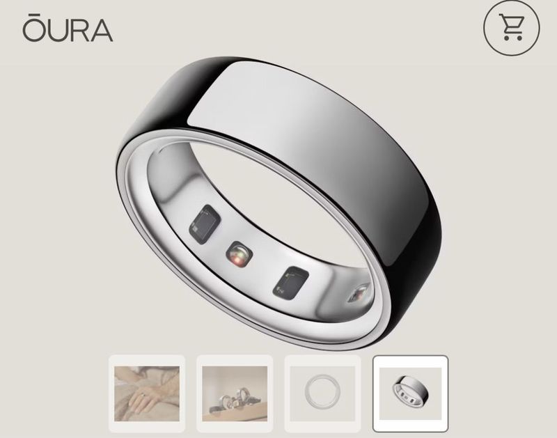 Oura ring 4 (silver, 12 размер) Oura ring 4 (silver, 12 размер)