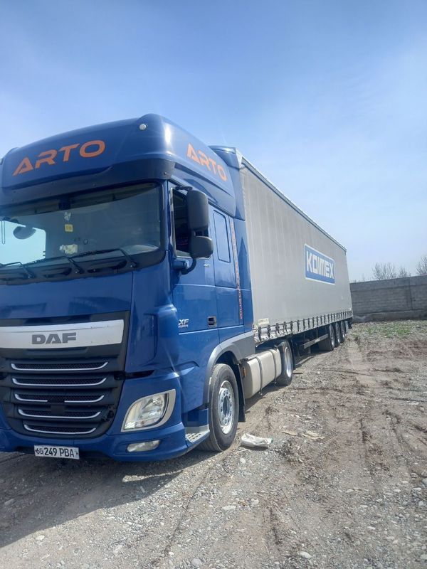 DAF XF EURO 6 + прицеп Сотилади DAF XF EURO 6 + прицеп Сотилади