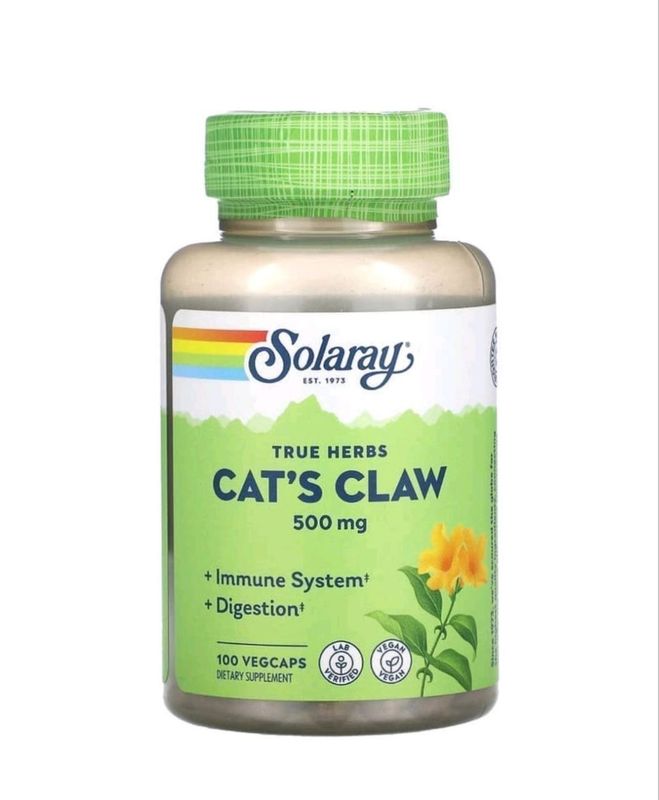 Solaray, Кошачий коготь (Cat's Claw), 500 мг. 100 капсул. Solaray, Кошачий коготь (Cat's Claw), 500 мг. 100 капсул.