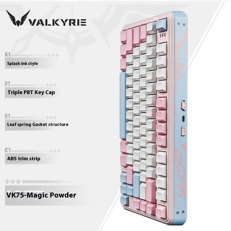 NEW Клавиатура VALKYRIE VK75 Magic Powder NEW Клавиатура VALKYRIE VK75 Magic Powder