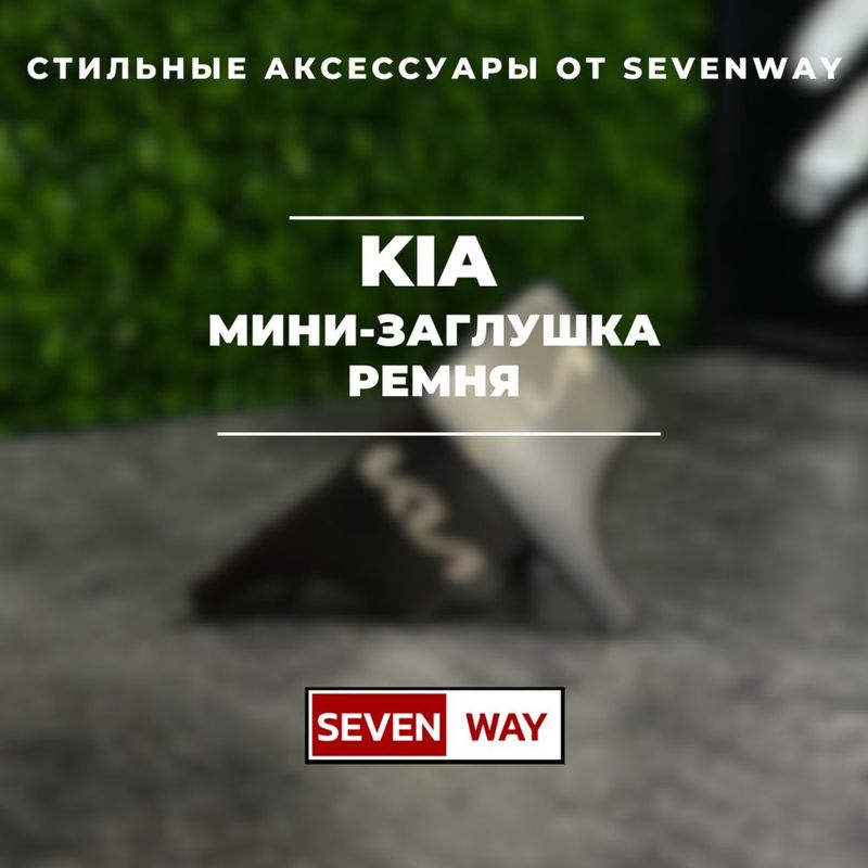 Мини-заглушка ремня для Kia от «Sevenway» Мини-заглушка ремня для Kia от «Sevenway»