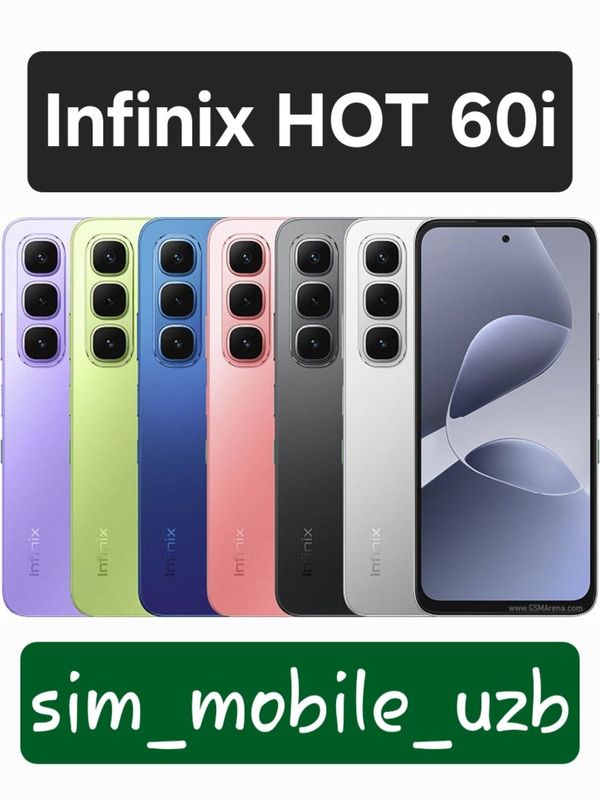Infinix HOT 60i 2025 New Super Skidka+Garantiya+Dastavka