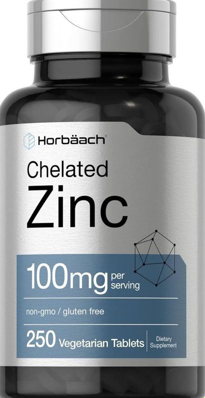 Zinc chelate Цинк хелат 100мг 250 таб USA