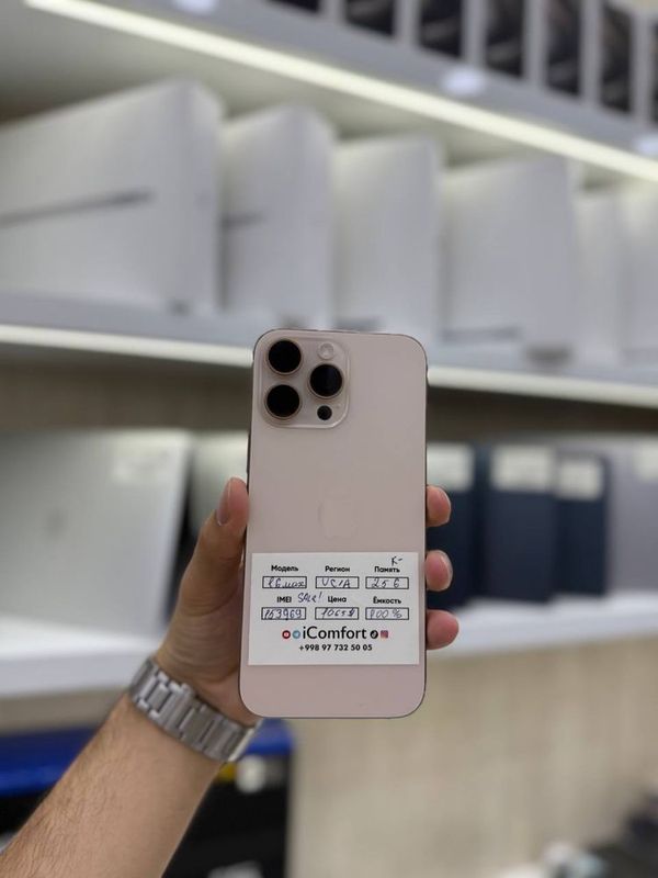 Iphone 16 pro max 256gb 100% Iphone 16 pro max 256gb 100%