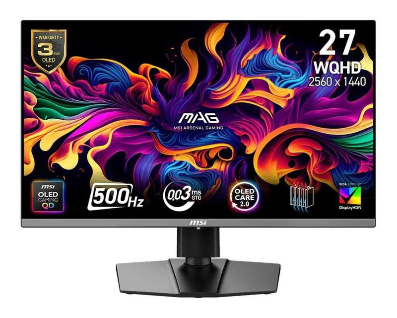 MSI MAG 272QP QD-OLED X50 27″ Gaming Monitor MSI MAG 272QP QD-OLED X50 27″ Gaming Monitor