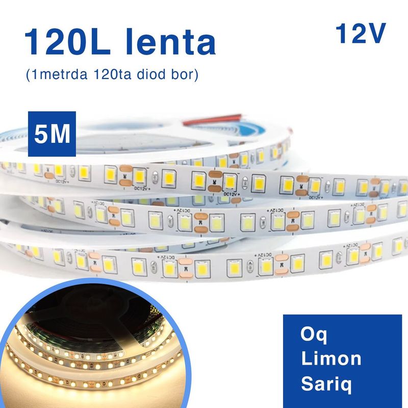 12v Lenta (120 LED) 5M