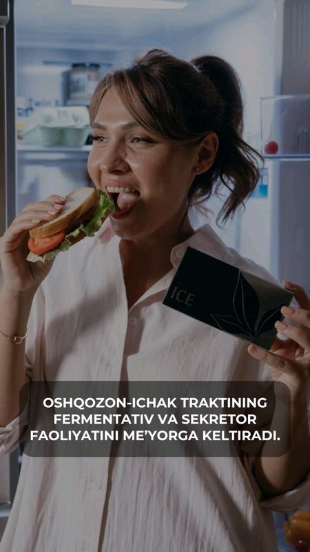 ICE-OSHQOZON UCHUN YENGIL YECHIM