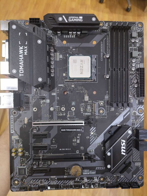 Топовый Комплект AM4 (MSI B450 TOMAHAWK, 7 5700X3D, 32GB RAM)