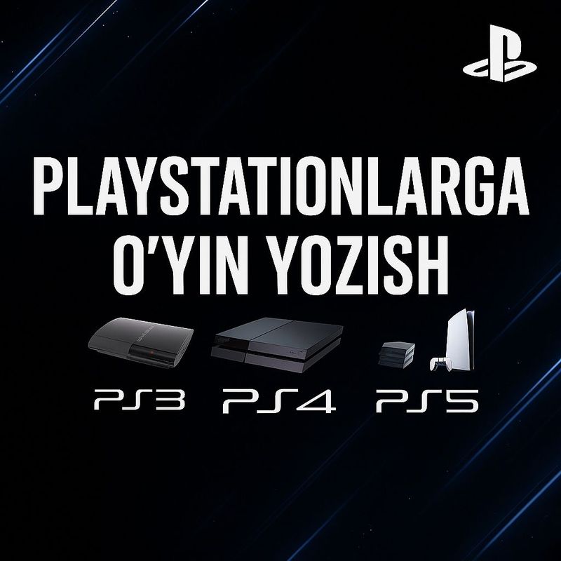 Playstationlarga oʻyin yozish xizmati Playstationlarga oʻyin yozish xizmati