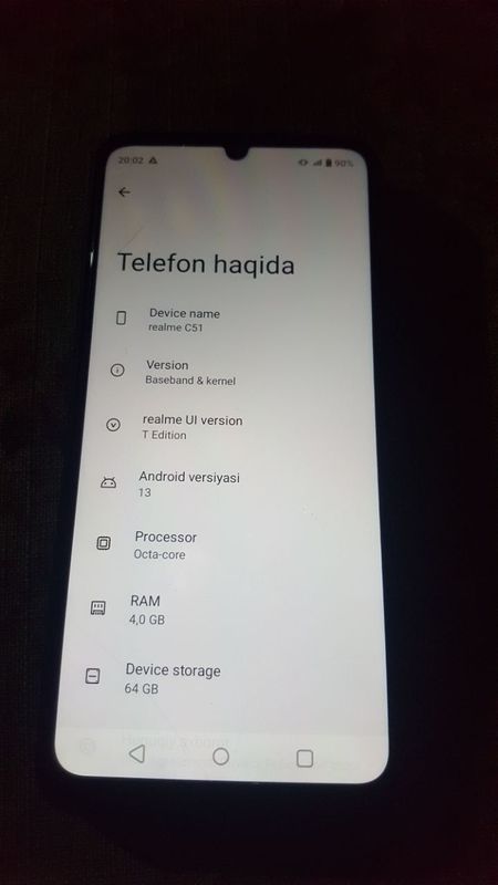 Realme c51 sotiladi holati yaxshi Realme c51 sotiladi holati yaxshi
