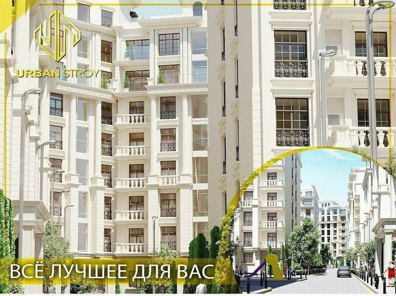 Новостройка 3/7/8 ЖК Oq Saroy Евро люкс 100м²