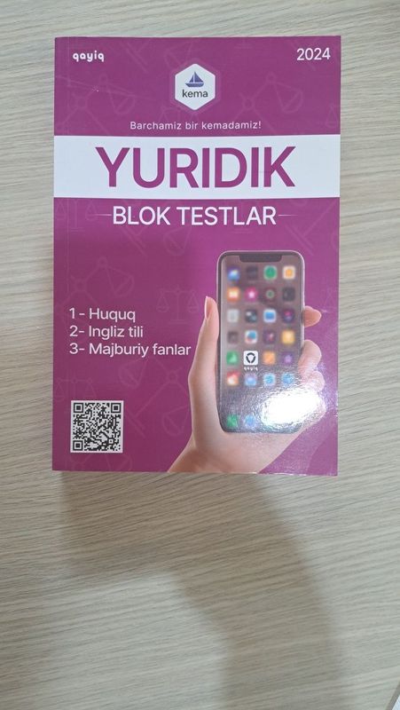 Yurisprudensiya yo'nalishlari uchun Test kitob