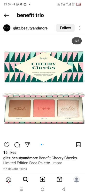 Benefit contouring trio