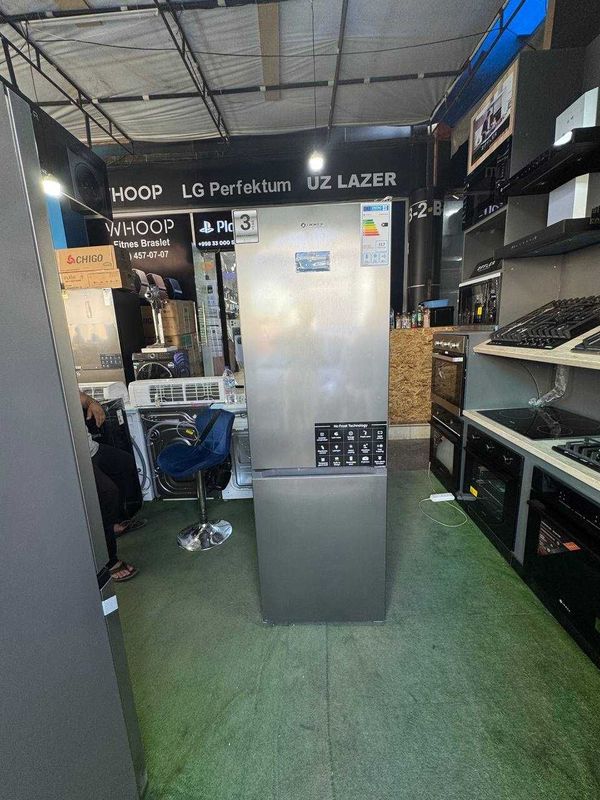 Холодильник IMMER NF326BFM Inox Inverter No Frost 326 л Холодильник IMMER NF326BFM Inox Inverter No Frost 326 л