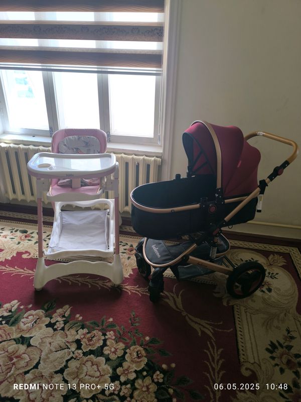 bolalar kolyaskasi va stulchasi bolalar kolyaskasi va stulchasi