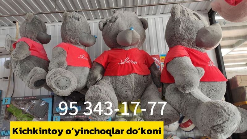 Teddi Мягкая игрушка Тедди 80см Yumshoq ayiqcha Teddy Ayiq Teddiy