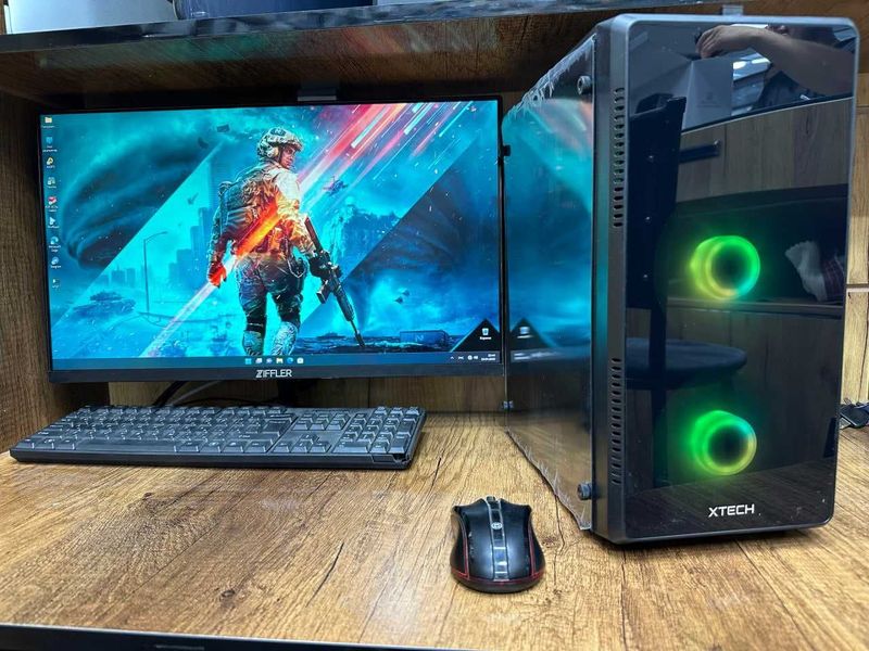 Игровой кейс / i5 8400+ GTX1050TI + 16gb DDR4 + SSD128+1TB Игровой кейс / i5 8400+ GTX1050TI + 16gb DDR4 + SSD128+1TB
