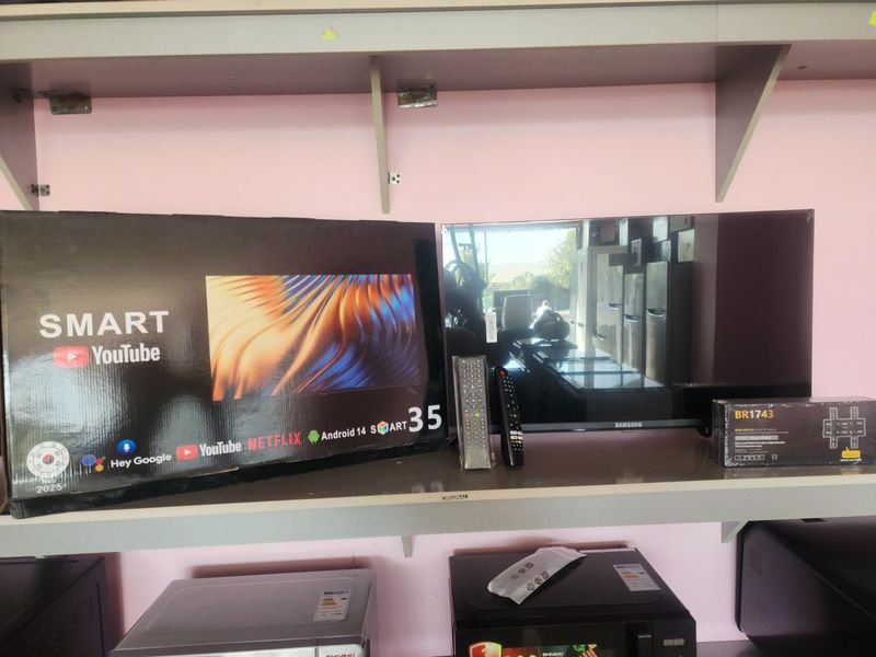 TV 35 razmer Samsung Android smat wifini qollab quvatlaydigan 2 dona p