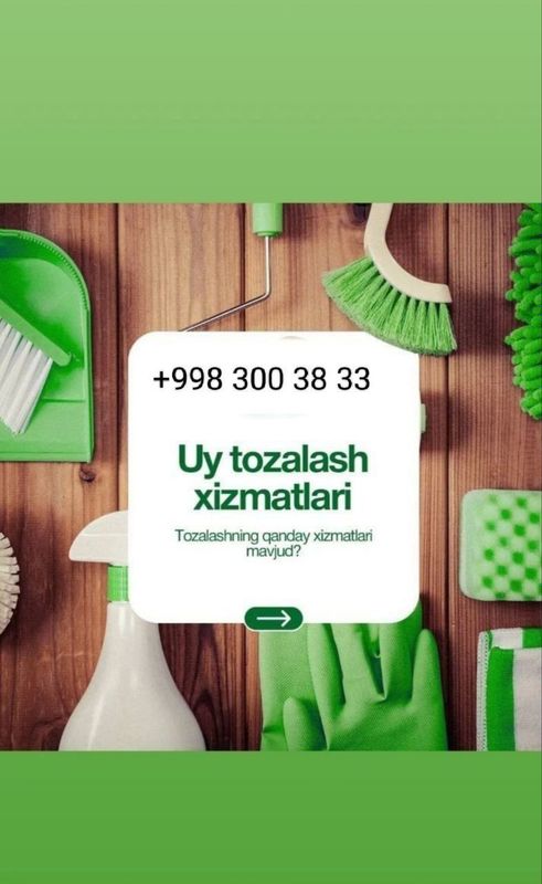 Uborka xizmati kafolatlari bilan