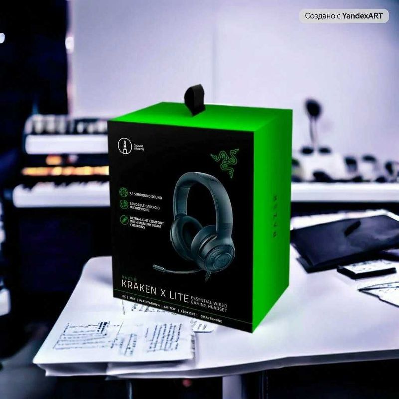 Наушники RAZER Kraken X Gaming Headset Б/у Наушники RAZER Kraken X Gaming Headset Б/у