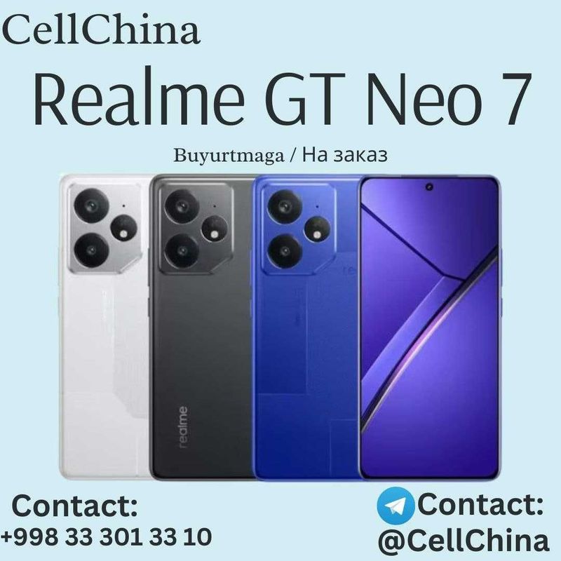 Realme GT Neo 7 ( Buyurtmaga / На заказ ) Realme GT Neo 7 ( Buyurtmaga / На заказ )