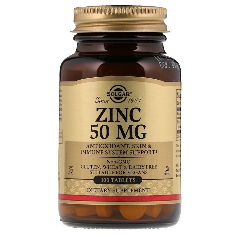 Zinc Solgar 50mg 100 tabl Цинк от Solgar из Америки Zinc Solgar 50mg 100 tabl Цинк от Solgar из Америки