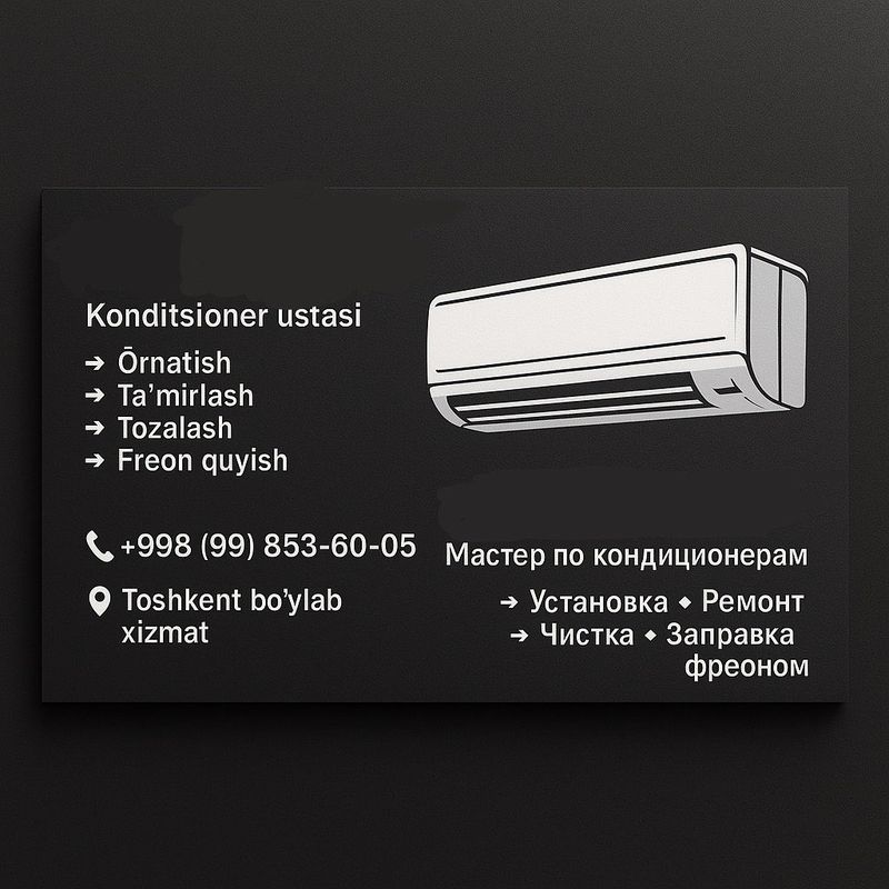 kanditsaner ustanovka remont qilamiz kanditsaner ustanovka remont qilamiz