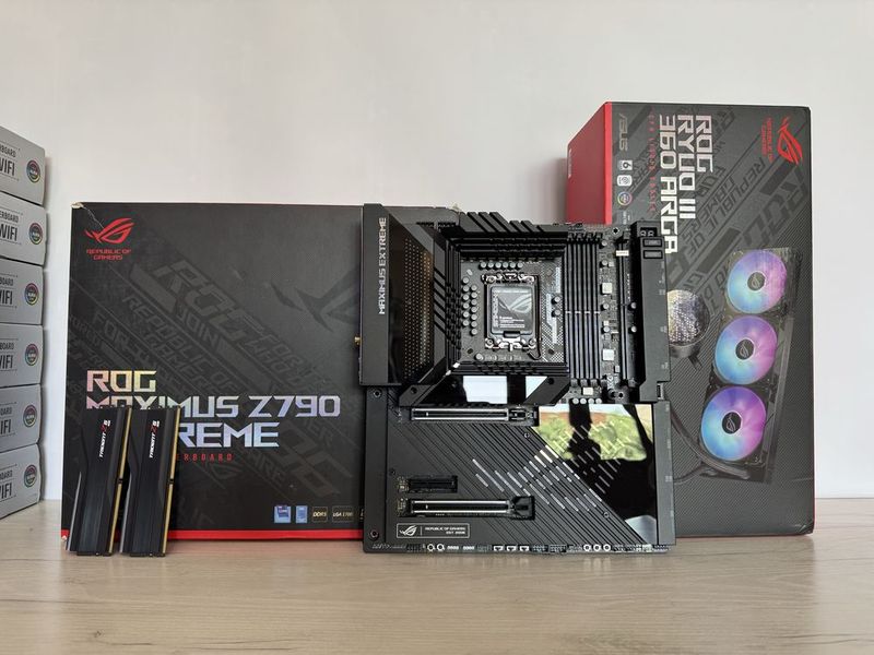 Asus ROG Z790 EXTREME | G.Skill 2x24GB 8400MHz |Asus ROG RYUO III360 Asus ROG Z790 EXTREME | G.Skill 2x24GB 8400MHz |Asus ROG RYUO III360