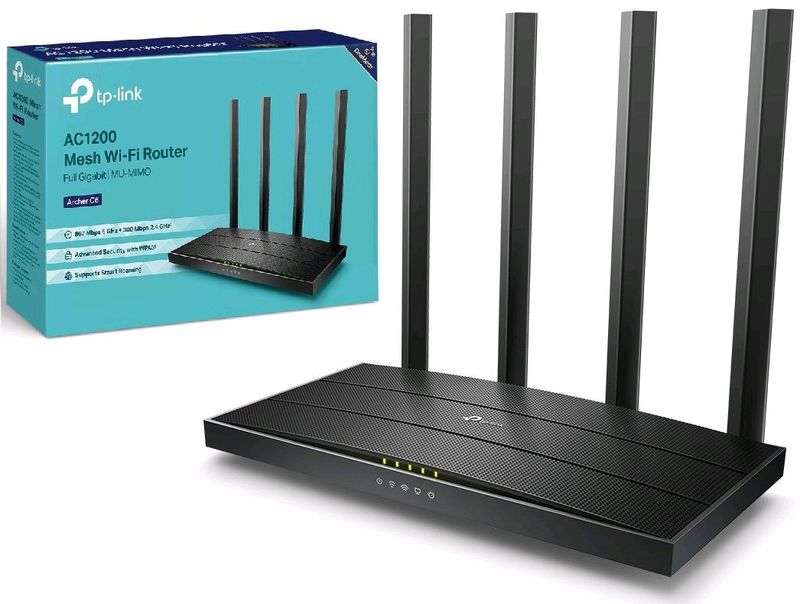 гигабитного MU-MIMO Wi-Fi роутера TPLink Archer C6 гигабитного MU-MIMO Wi-Fi роутера TPLink Archer C6