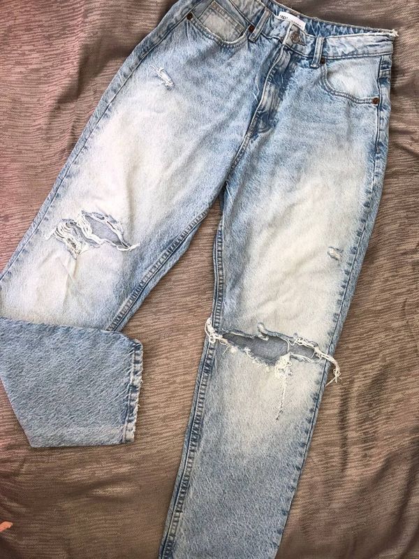 джинсы рванки Zara джинсы рванки Zara